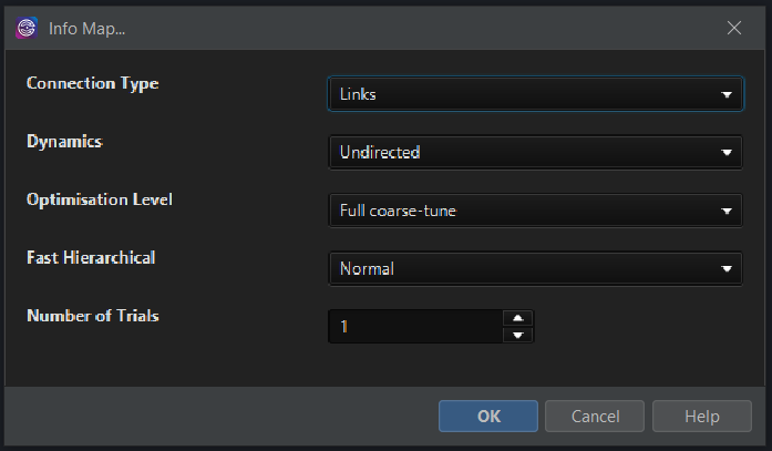 Info Map Options Pane