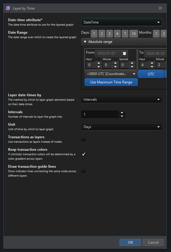 Layer by Time Interface