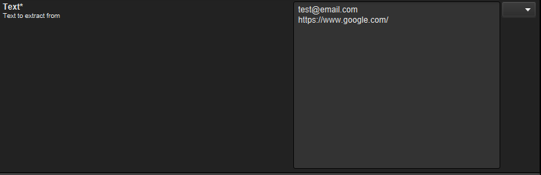 Extract Types From Text Example