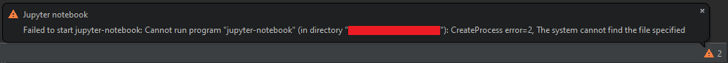 Jupyter Error