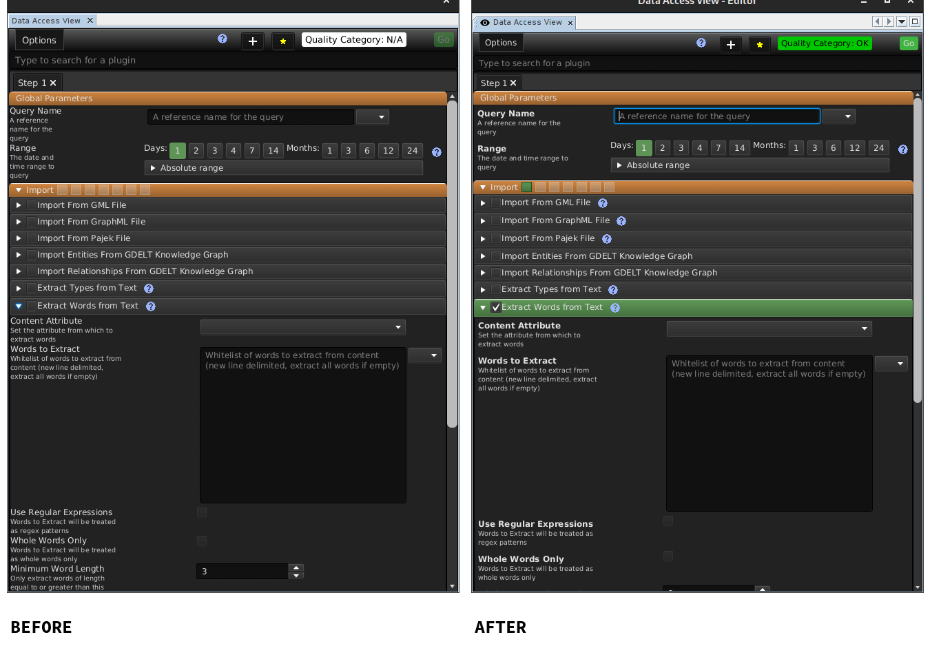 Data Access View Improved