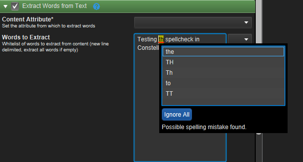 Spellcheck